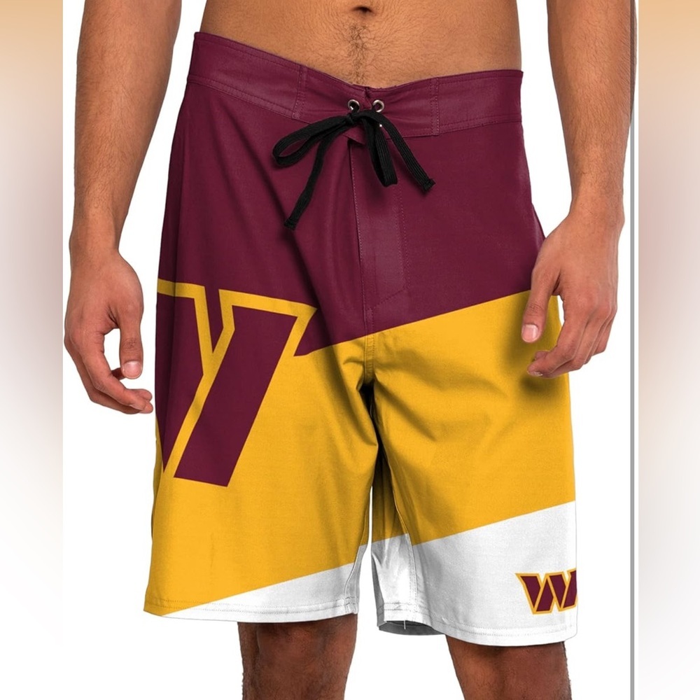 FOCO Men's Swim Washington Commanders Boardshorts NWOT Size XL